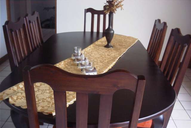 mesa de comedor madera 6 sillas