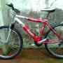 Bicicleta Montaña MTB nº26 FLASH color roja-gris
