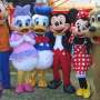 MIckey, Minnie, Donald, Daisy, Goofy, Pluto y Princesas de Costa RIca